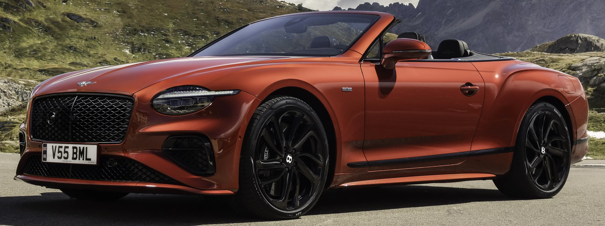 Обои автомобили Bentley Continental GT Speed Convertible First Edition (Candy Red) - 2024 - Car wallpapers