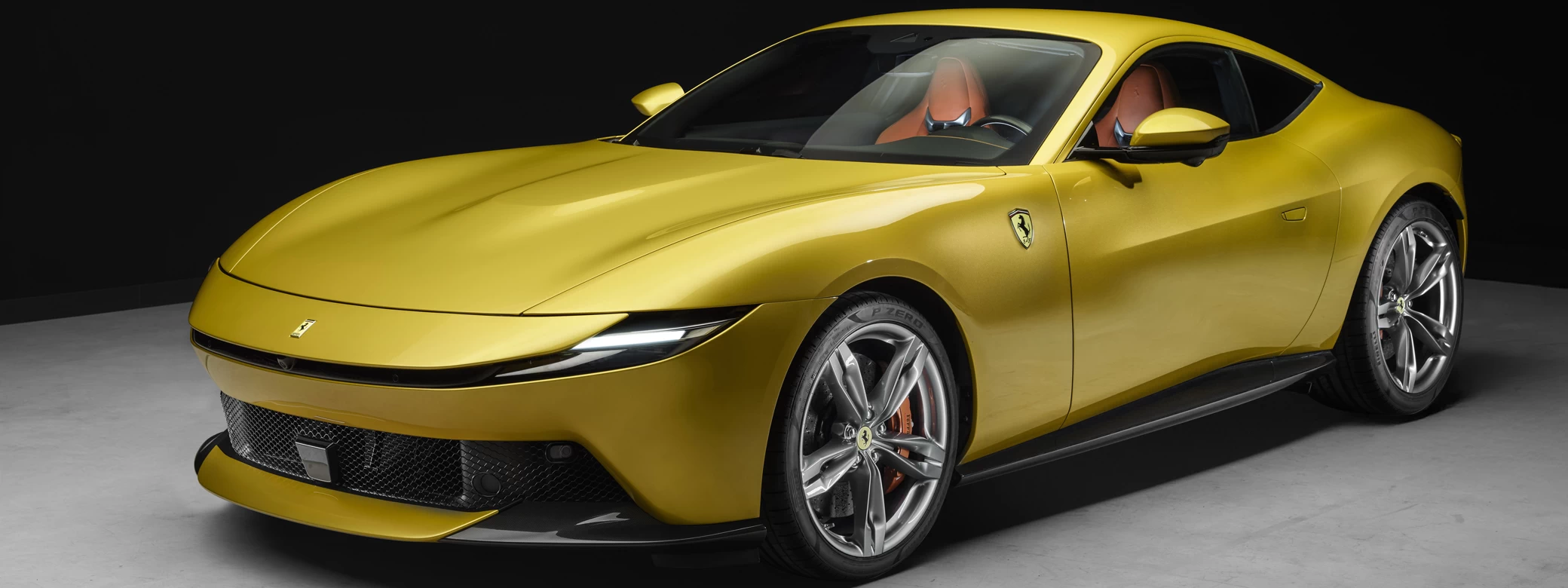 Обои автомобили Ferrari Amalfi (Giallo Montecarlo) - 2025 - Car wallpapers