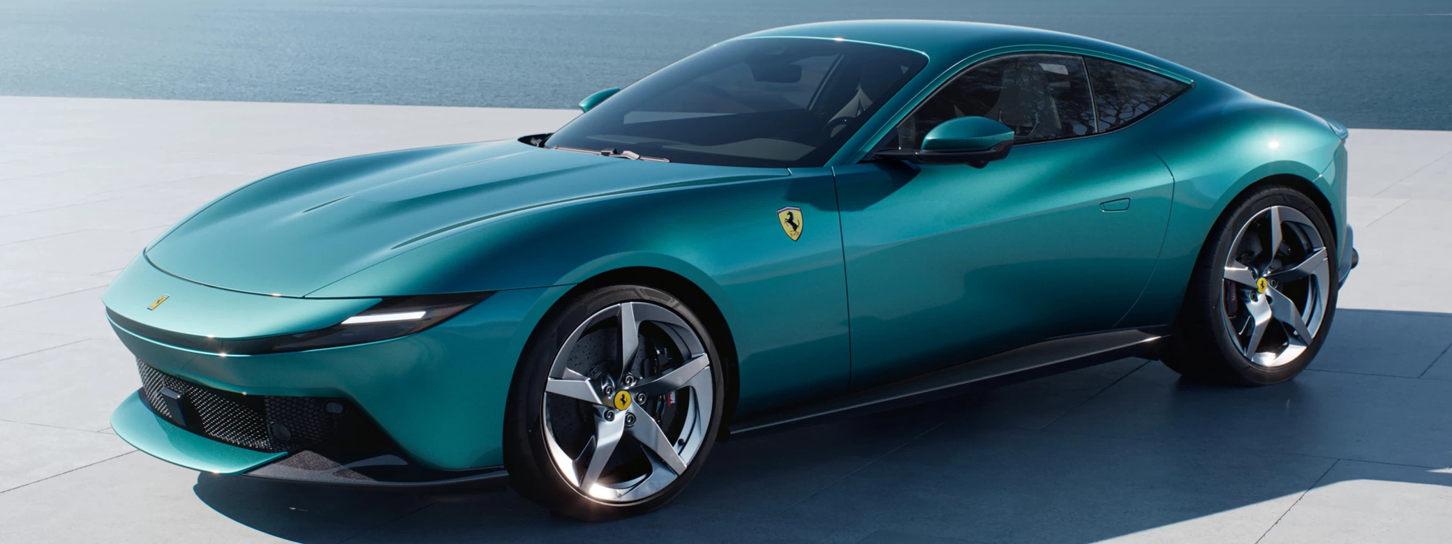 Обои автомобили Ferrari Amalfi (Verde Costiera) - 2025 - Car wallpapers