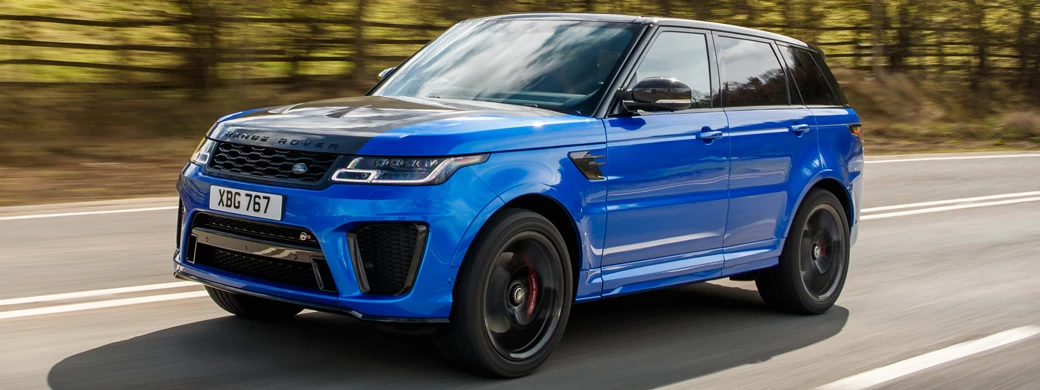 Обои автомобили Range Rover Sport SVR UK-spec - 2018 - Car wallpapers