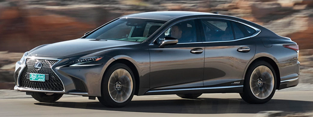 Обои автомобили Lexus LS 500h AWD (Manganese Luster) - 2017 - Car wallpapers