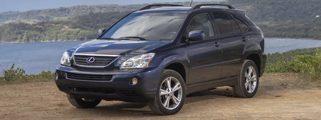 Обои автомобили Lexus RX 400h (Blue) - 2005 - Car wallpapers